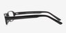 Georgie Black AcetateEyeglass Frames from EyeBuyDirect, Side View