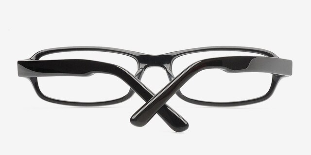 Georgie Black AcetateEyeglass Frames from EyeBuyDirect, Closed View