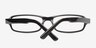 Georgie Black AcetateEyeglass Frames from EyeBuyDirect, Closed View