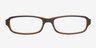 Georgie Black & Orange AcetateEyeglass Frames from EyeBuyDirect, Front View