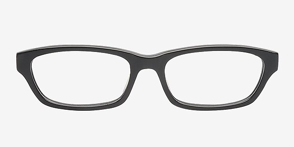 Freddie Black Acetate Eyeglass Frames