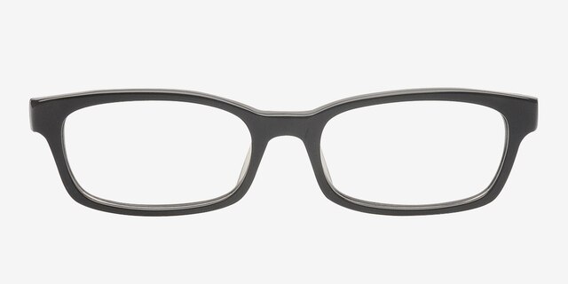 Izzy Black AcetateEyeglass Frames from EyeBuyDirect, Front View