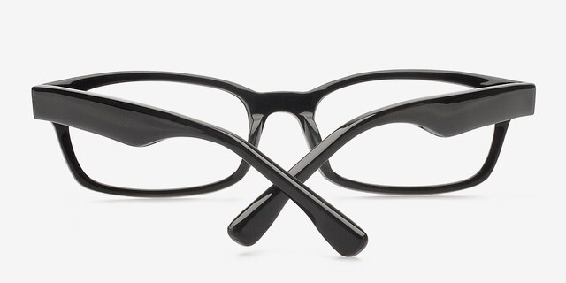 Izzy Black AcetateEyeglass Frames from EyeBuyDirect, Closed View
