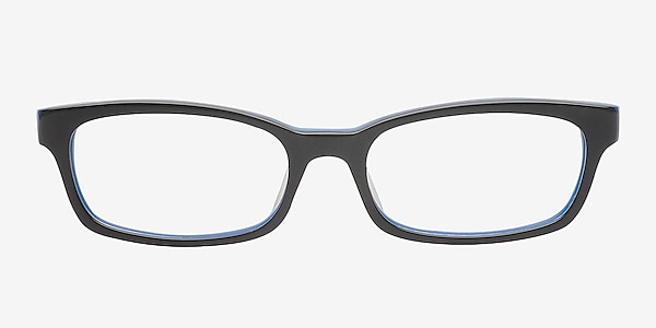 Izzy Black/Blue Acetate Eyeglass Frames