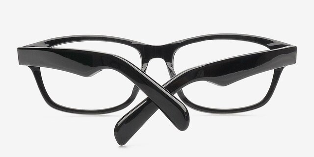 Ira Black AcetateEyeglass Frames from EyeBuyDirect, Closed View