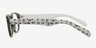Ira Black & White AcetateEyeglass Frames from EyeBuyDirect, Side View