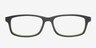 Jacki Black & Green AcetateEyeglass Frames from EyeBuyDirect, Front View