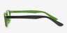 Jacki Black & Green AcetateEyeglass Frames from EyeBuyDirect, Side View