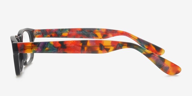 Jinny Black & Brown AcetateEyeglass Frames from EyeBuyDirect, Side View