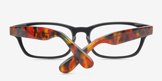Jinny Black & Brown AcetateEyeglass Frames from EyeBuyDirect, Closed View