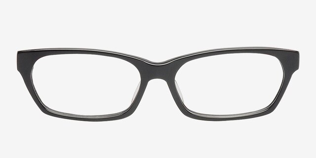 Jody Black & Red AcetateEyeglass Frames from EyeBuyDirect, Front View