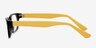 Jody Black & Yellow AcetateEyeglass Frames from EyeBuyDirect, Side View