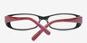 Amara Black & Purple AcetateEyeglass Frames from EyeBuyDirect, Closed View