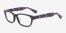 Kellie Black AcetateEyeglass Frames from EyeBuyDirect, Angle View