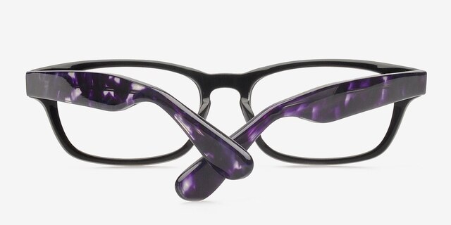 Kellie Black AcetateEyeglass Frames from EyeBuyDirect, Closed View