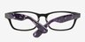 Kellie Black AcetateEyeglass Frames from EyeBuyDirect, Closed View