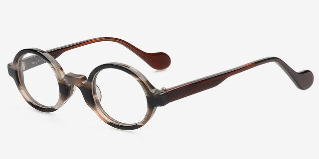 Kerry Gray AcetateEyeglass Frames from EyeBuyDirect, Angle View