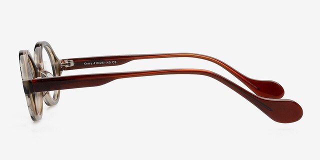 Kerry Gray AcetateEyeglass Frames from EyeBuyDirect, Side View