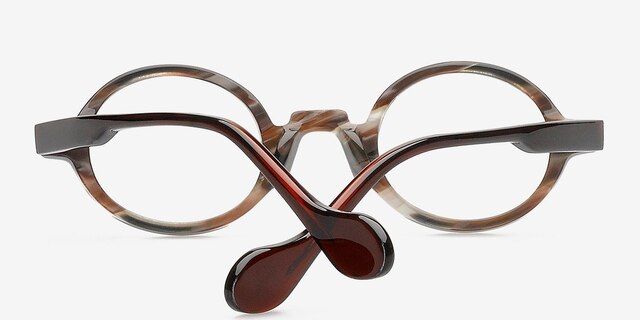 Kerry Gray AcetateEyeglass Frames from EyeBuyDirect, Closed View