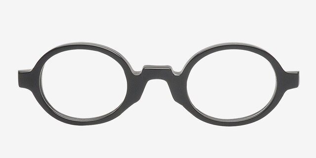 Kerry Black & White AcetateEyeglass Frames from EyeBuyDirect, Front View
