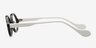 Kerry Black & White AcetateEyeglass Frames from EyeBuyDirect, Side View