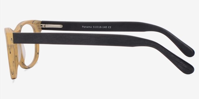 Panama Wood AcetateEyeglass Frames from EyeBuyDirect, Side View