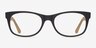 Panama Black AcetateEyeglass Frames from EyeBuyDirect, Front View