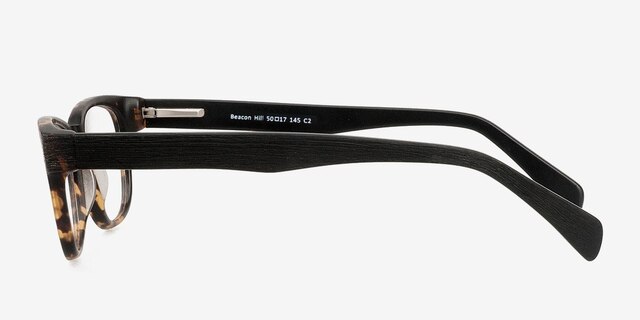 Beacon Hill Black & Tortoise AcetateEyeglass Frames from EyeBuyDirect, Side View