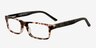 Cambridge Brown & Tortoise Wood-textureEyeglass Frames from EyeBuyDirect, Angle View