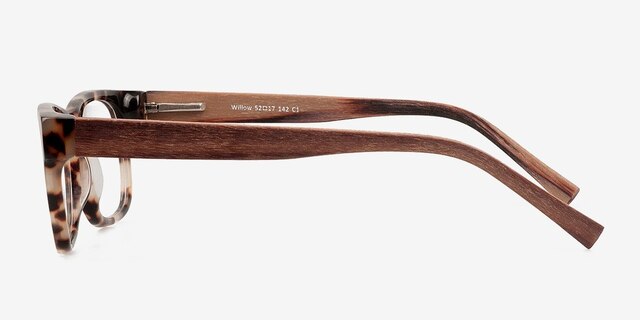 Willow Brown & Tortoise AcetateEyeglass Frames from EyeBuyDirect, Side View