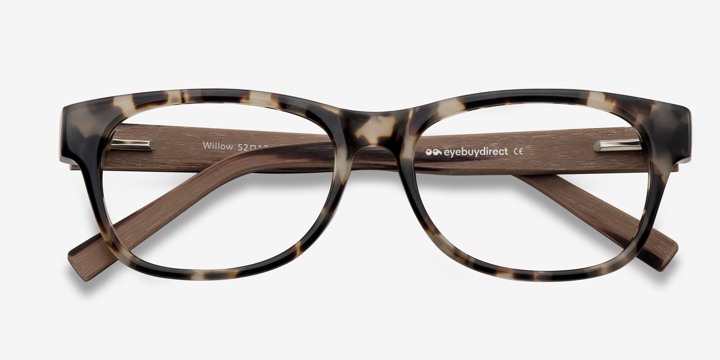 Willow Rectangle Brown & Tortoise Full Rim Eyeglasses | Eyebuydirect