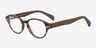 Yucca Palm Coffee Wood-textureEyeglass Frames from EyeBuyDirect, Angle View