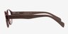 Yucca Palm Coffee Wood-textureEyeglass Frames from EyeBuyDirect, Side View
