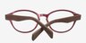 Yucca Palm Coffee Wood-textureEyeglass Frames from EyeBuyDirect, Closed View