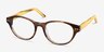 Cape Cod Brown Wood-textureEyeglass Frames from EyeBuyDirect, Angle View