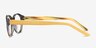 Cape Cod Brown Wood-textureEyeglass Frames from EyeBuyDirect, Side View