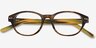 Cape Cod Brown Wood-textureEyeglass Frames from EyeBuyDirect, Closed View