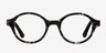 Plato Gray & Black Wood-textureEyeglass Frames from EyeBuyDirect, Front View