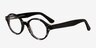 Plato Gray & Black Wood-textureEyeglass Frames from EyeBuyDirect, Angle View