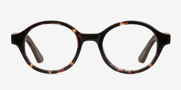 Plato Coffee/Tortoise Wood-texture Montures de lunettes de vue
