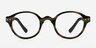 Saint Louis Brown Wood-textureEyeglass Frames from EyeBuyDirect, Front View