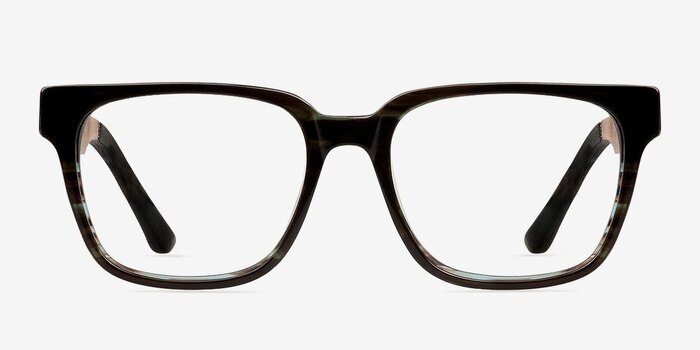 Belmont Coffee Wood-texture Eyeglass Frames from EyeBuyDirect