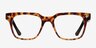 Oxford Coffee & Tortoise Wood-textureEyeglass Frames from EyeBuyDirect, Front View