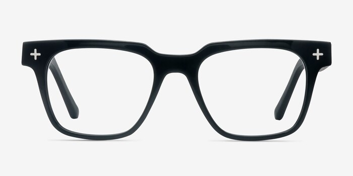Oxford Black Wood-texture Eyeglass Frames from EyeBuyDirect