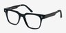 Oxford Black Wood-textureEyeglass Frames from EyeBuyDirect, Angle View