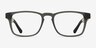 Lincoln Gray AcetateEyeglass Frames from EyeBuyDirect, Front View