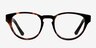 Louise Brown & Tortoise Wood-textureEyeglass Frames from EyeBuyDirect, Front View