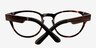 Louise Brown & Tortoise Wood-textureEyeglass Frames from EyeBuyDirect, Closed View