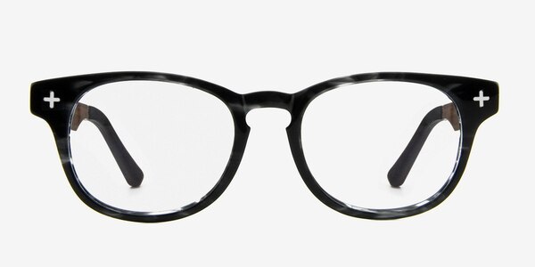 Hopper Gris Wood-texture Montures de lunettes de vue