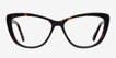 Charlotte Tortoise AcetateEyeglass Frames from EyeBuyDirect, Front View